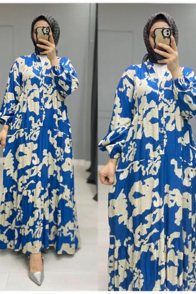 Alacati elbise Mavi