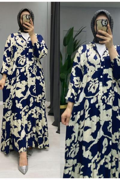 Alacati elbise Lacivert