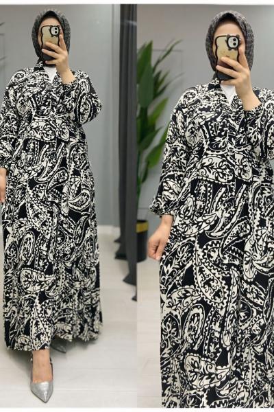 Berivan elbise Siyah