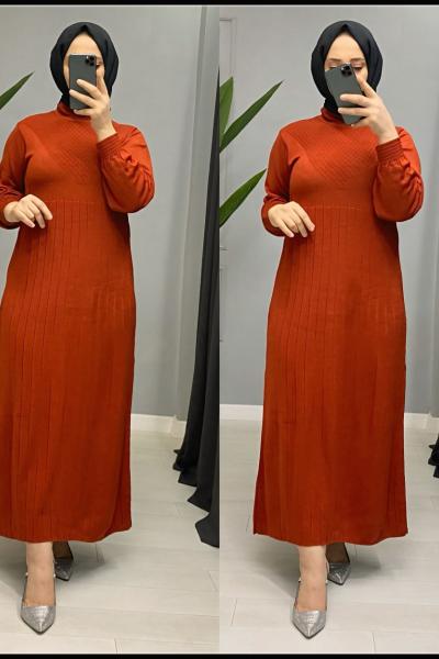 Eflin elbise Kiremit