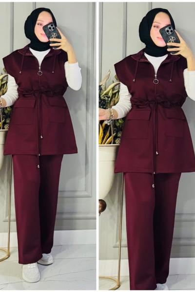 Hazal ikili takım Bordo